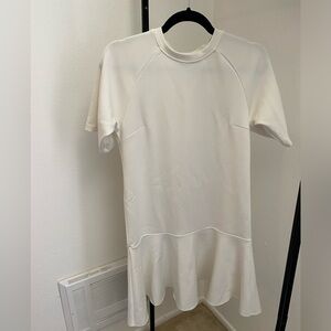 ADPT White Bridal A-Line Dress With Ruffle Skirt - Size US Small